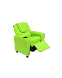 SOFÁ DE CRIANÇA RECLINÁVEL COM SUPORTE PARA COPO